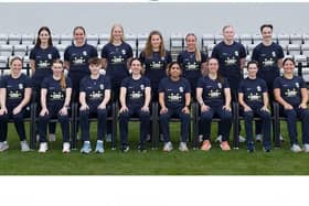 The Northants Steelbacks Women's squad for the 2025 season