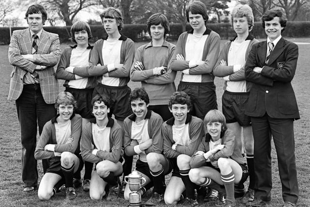 Kettering Boys School U15s football team  1980