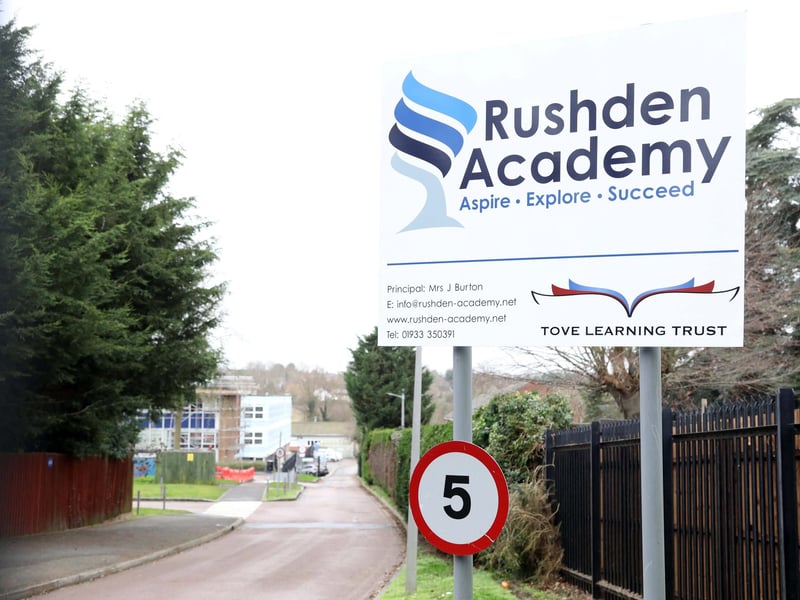 GCSE results at Rushden Academy contributed to a Progress 8 score of -0.01, putting the Hayway school among the average nationally.