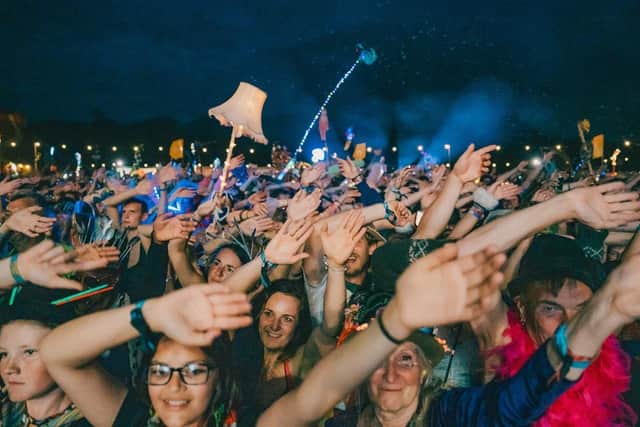 The crowd during the Dutty Moonshine Big Band (photo: meganxshoots)