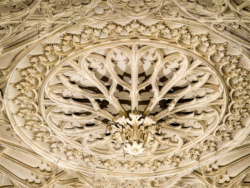 Heritage Ceiling at the Church of St John The Evangelist, Wicken