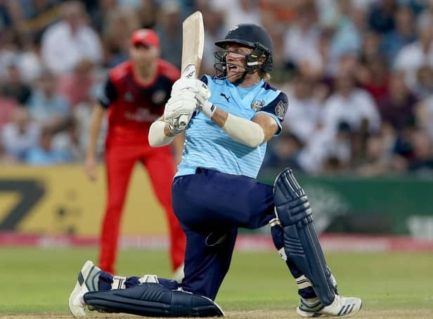 David Willey in action for Yorkshire Vikings