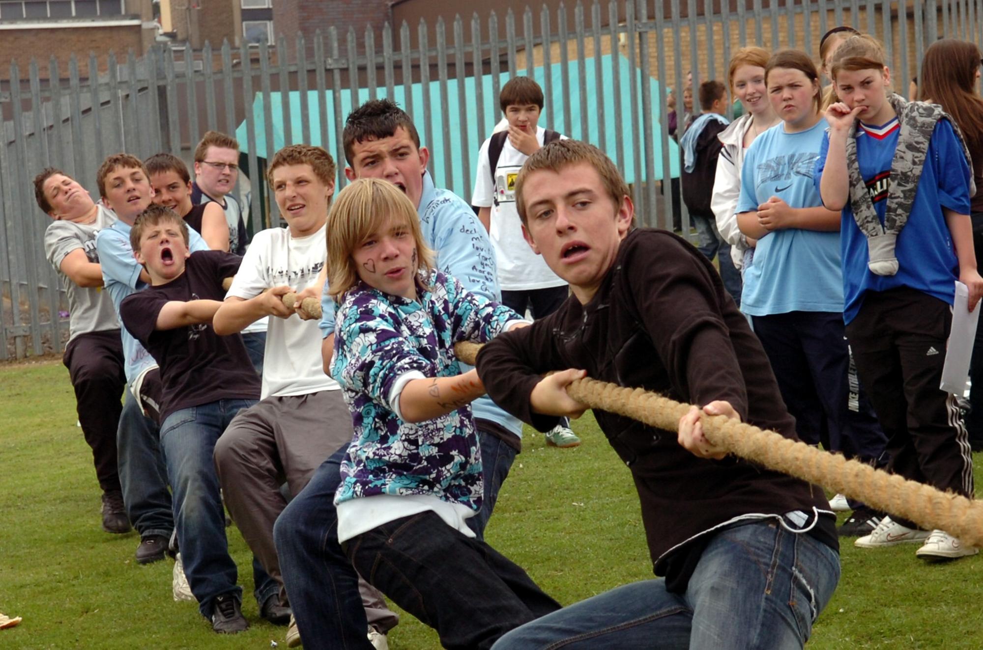 July 2008 saw a last day fun day and barbecue, including a tug of war competition