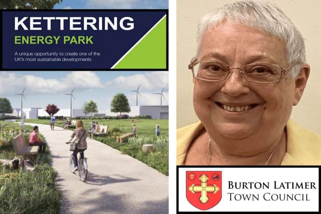 Kettering Energy Park - an artist's impression /Cllr Jenny Davies Burton Latimer Town Council