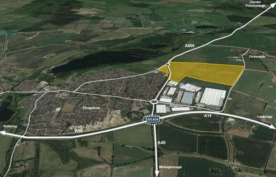 Corby MP Tom Pursglove opposes proposed 120-acre business park between Thrapston and Titchmarsh 