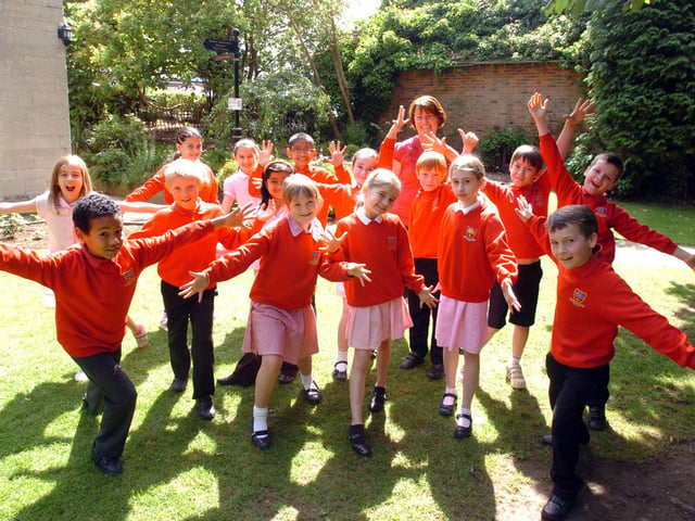 Celebrating a good Ofsted report in June 2009