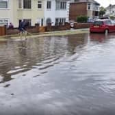 Homes are flooding in Kettering on Sunday (June 18).