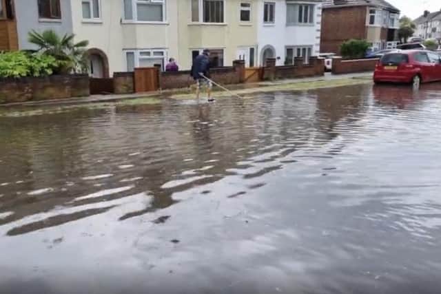 Homes are flooding in Kettering on Sunday (June 18).