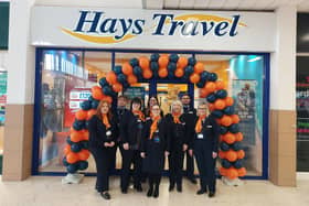 Hays Travel opened its new doors in Swansgate shopping centre's Corn Lane on Friday, March 15