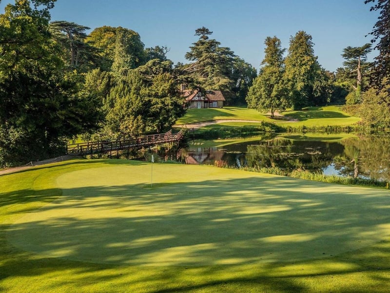 A view of the 16th green at Carton House