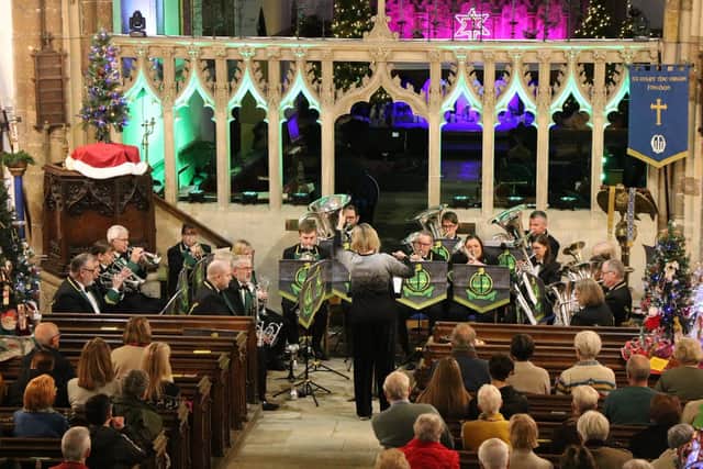 The band at St Mary the Virgin, Finedon 2025