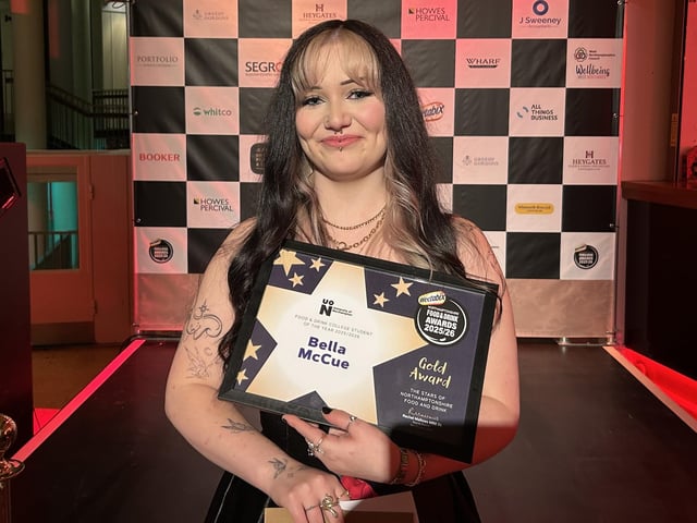Awarded gold was Bella McCue from Northampton College.