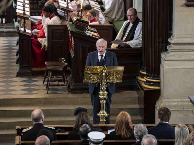 All Saints Church in Northampton hosted a remembrance service for Her Majesty Queen Elizabeth II on Sunday September 18. Pews were full as hundreds attended to pay their respects.