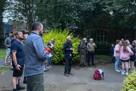 The Kettering Nature Group looking for bats