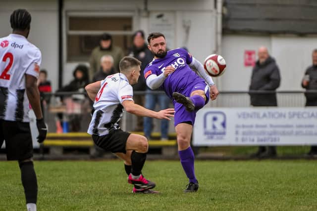 Danny Gordon opened the scoring in Corby Town's 3-1 win over Sutton Coldfield Town at Steel Park. Picture by Jim Darrah