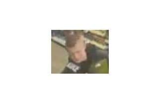 Police would like to speak to the man pictured in this CCTV image (Credit: Northants Police)