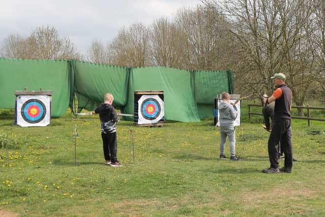 Archery at the Frontier Centre in Irthlingborough