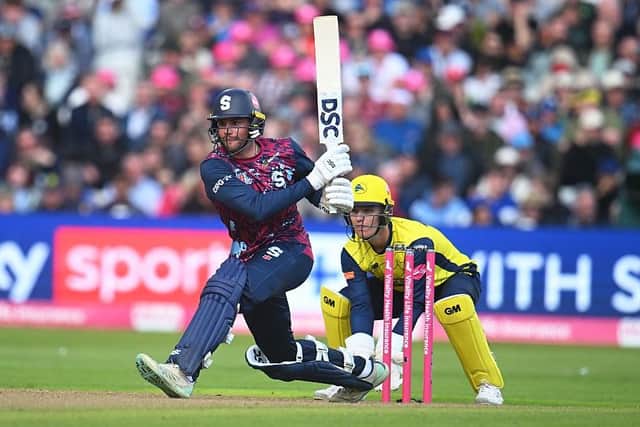 Justin Broad was the standout performer for the Steelbacks at the Vitality Blast Finals Day