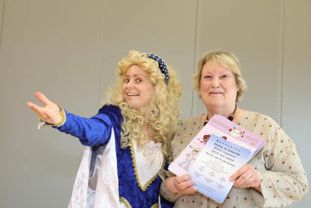 Laura Clark (BIG Bubble Theatre Company) and Monica Ozdemir (Secretary of Kettering Civic Society)