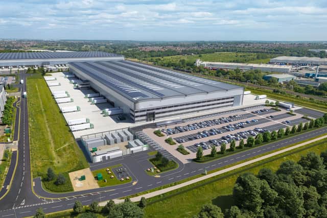 A computer generated image of how the new facility will look once complete