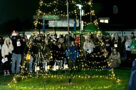 Local community coming together to remember loved ones at Cransley Hospice Trust Tree of Lights