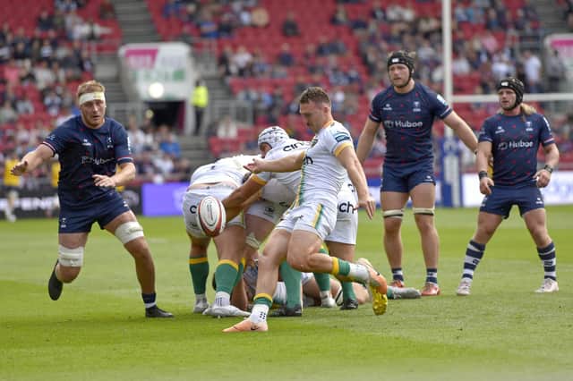 Tom James started at scrum-half for Saints (photo by Malcolm Couzens/Getty Images)