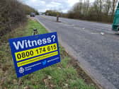 The collision happened on the A45 near Raunds close to the A14 junction.