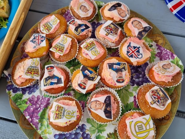 Coronation day cakes