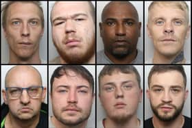 Faces of a few of the killers, rapists, robbers and thugs from Northampton, Corby, Kettering and Wellingborough jailed at Northampton Crown Court in December 2022.