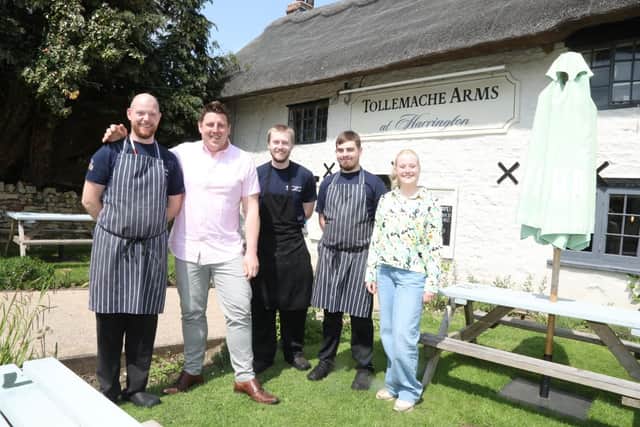 Some of The Tollemache Arms team