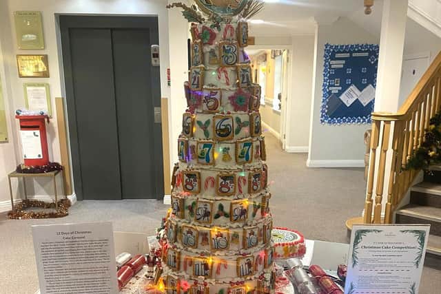 A wonderful display of Christmas festive cheer at Brampton View Care Home