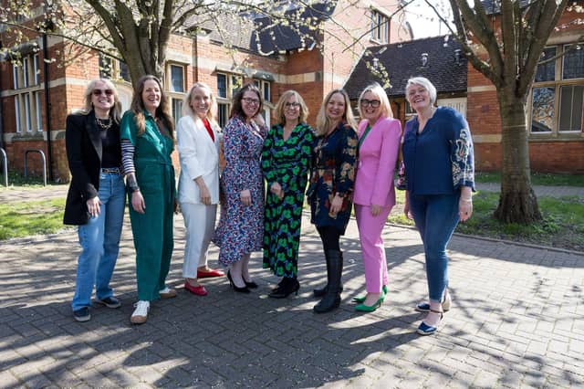 (L-R) Cheryl Laidlaw, Cat Googe, Janine Coney, Donna Eade, Diane Watson, Catherine Chapman, Andrea Rainsford, Nicola Tonsager.