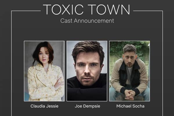 Claudia Jessie, Joe Dempsie and Michael Socha have joined the cast of Toxic Town. Image: Netflix.