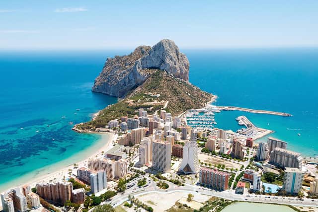 Costa Blanca, Spain, is a popular destination (photo: Alex Tihonovs)