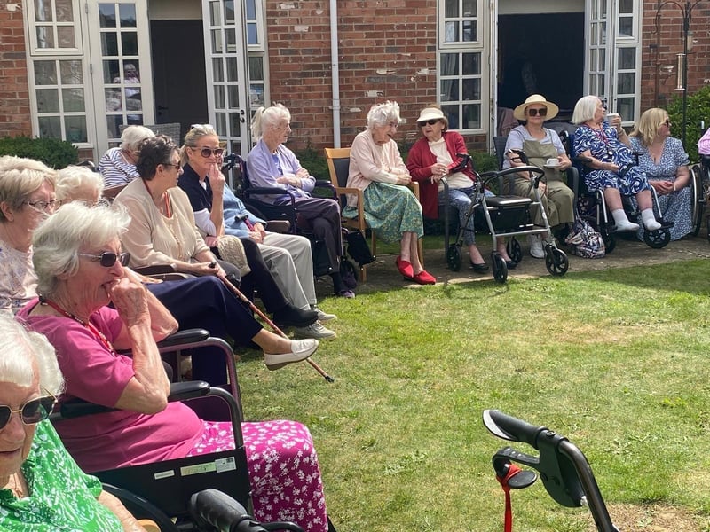 Residents enjoyed the display and categories being judged