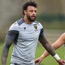 Courtney Lawes and Lewis Ludlam line up in Saints' back row (photo by David Rogers/Getty Images)
