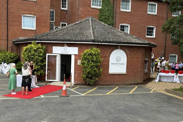 The new Iron Pitt Woods reception