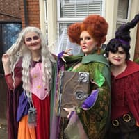 Pictures from Kettering's spookiest Halloween street with Kingsley Avenue displays and costumes