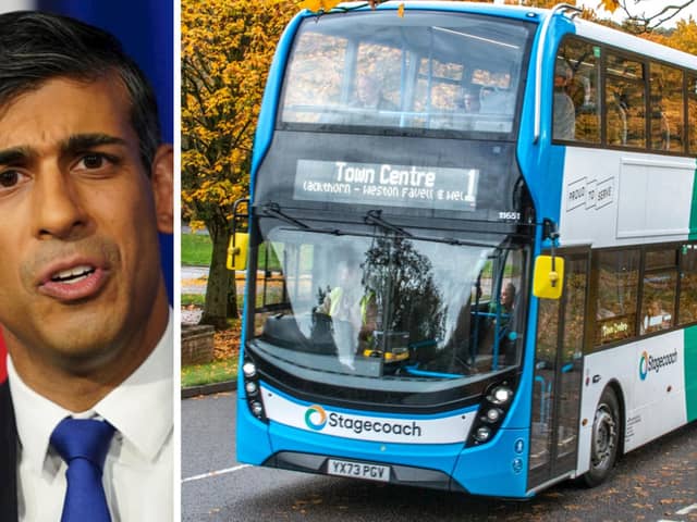 PM Rishi Sunak promised another year of cheap bus fares in Northampton — but operators Stagecoach are only committed to "at least June 2024"