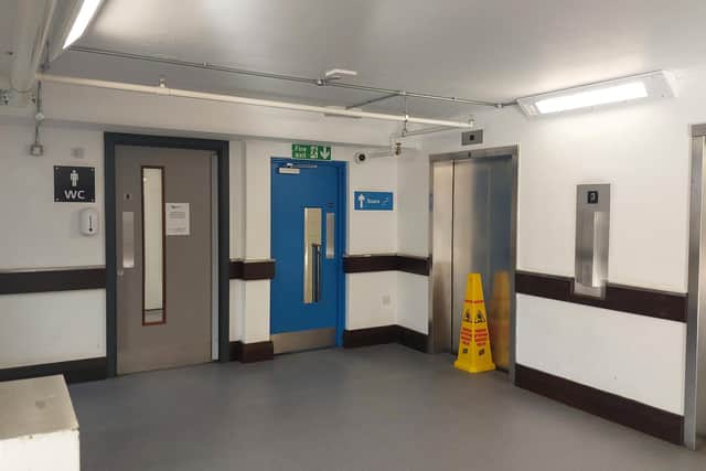 The Swansgate men's toilets are currently unavailable to the public