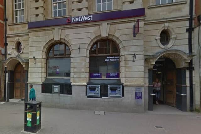 The former NatWest bank, High Street, Kettering