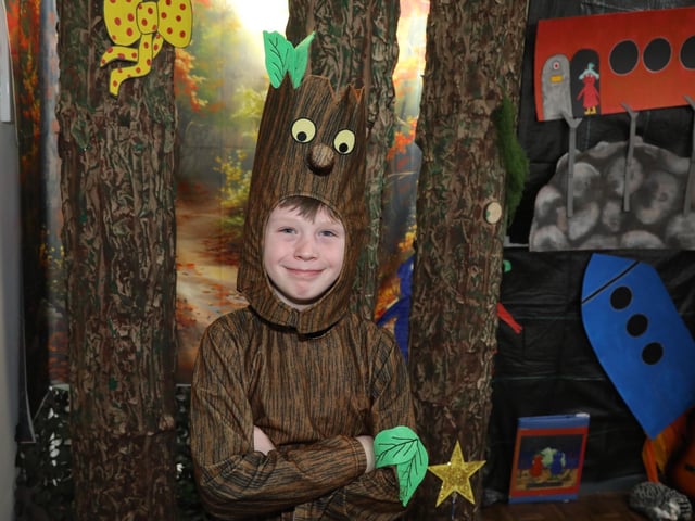 Children and staff at Kingswood Primary Academy on World Book Day