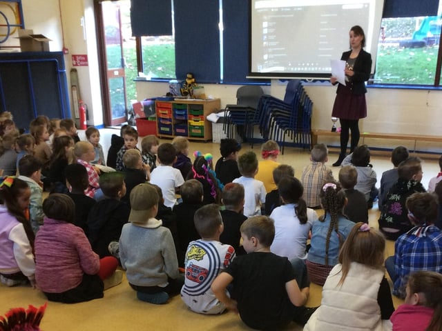 Ringstead Church of England Primary School launches Times Tables Rock Stars with funky fancy dress