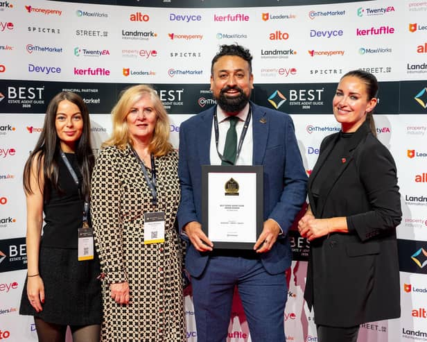 Amaniel Ghile, Director of Prime Choice, was presented with the award by Sky Sports’ Kirsty Gallacher, joined by Mandy and Loren from Prime Choice.