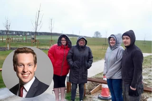 Corby MP Tom Pursglove agrees that 'considerable work needs to be done to bring the area up to the standard promised'