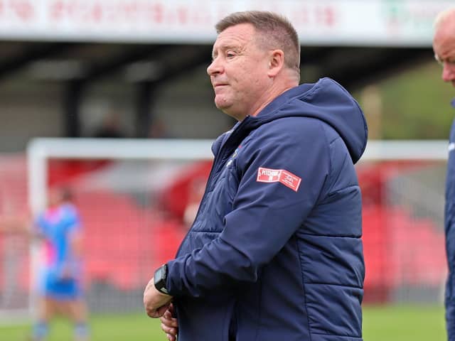 Andy Leese didn't hold back in his post-match assessment after his Kettering Town team lost 4-2 at home to Stourbridge. Pictures by Peter Short