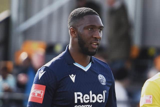 Tarik Dallas was on target for AFC Rushden & Diamonds againsy Shepshed Dynamo (Picture: Shaun Frankham)
