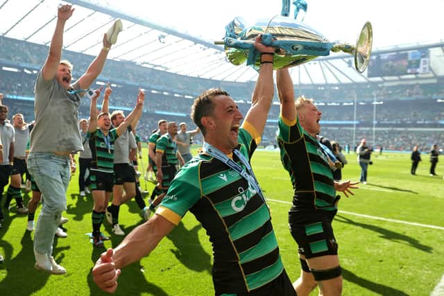Alex Mitchell helped Saints to claim Premiership glory in 2024 (photo by David Rogers/Getty Images)