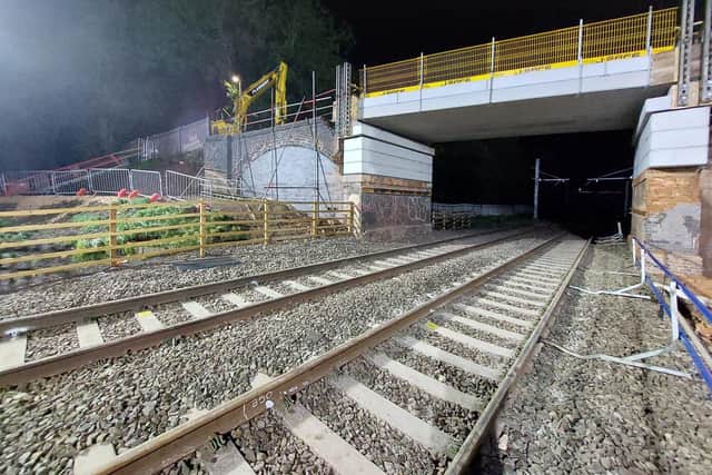 Work will be taking place to lower tracks and demolish bridges