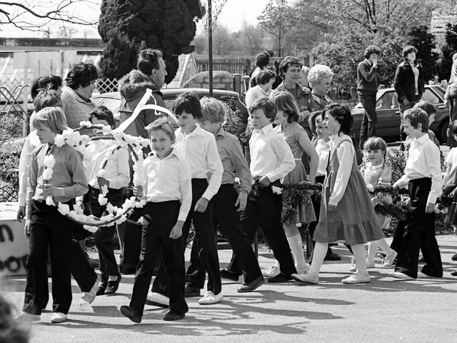 Pytchley School May Day 1981